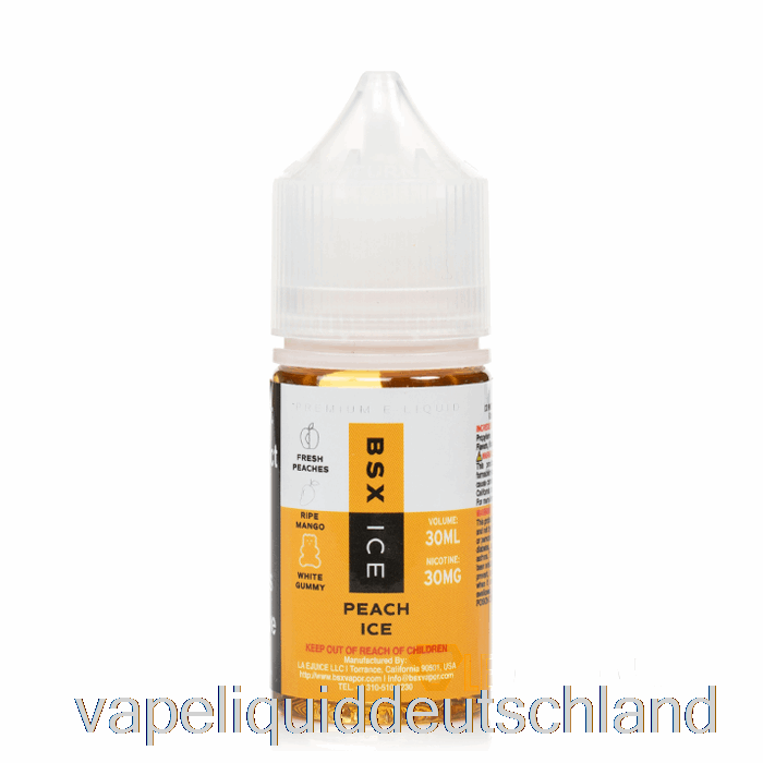 Pfirsicheis – BSX-Salzserie – 30 Ml 30 Mg Vape-Flüssigkeit